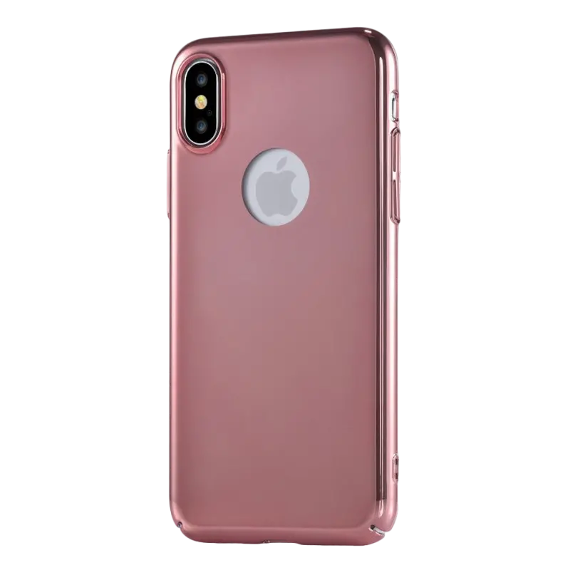 Чехол Devia Mirror - iPhone XS/X, Rose Gold
