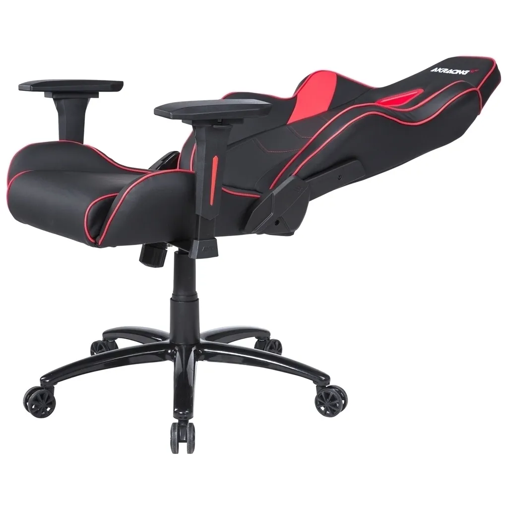 Scaun Gaming AKRacing CORE LX Plus, PU piele, Negru/Rosu