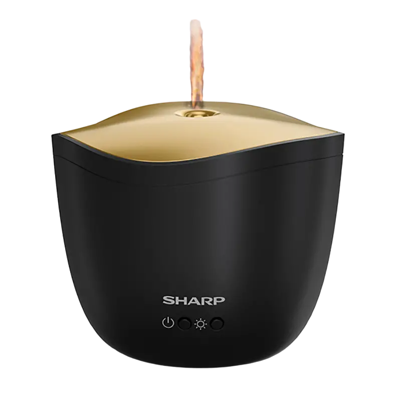 Аромадиффузор электрический Sharp DF-A1EBS01, Черный | Золотистый
