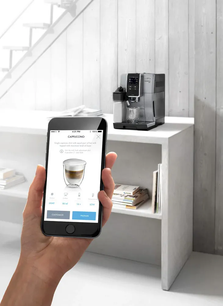 Espressor automat De'Longhi ECAM370.85.SB, Argintiu