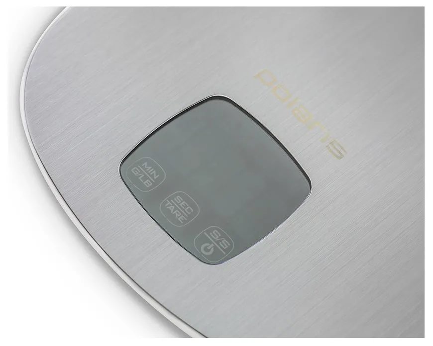Cântar electronic de bucătărie Polaris PKS0539DMT, Argintiu