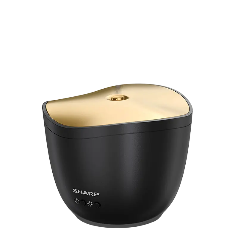 Аромадиффузор электрический Sharp DF-A1EBS01, Черный | Золотистый