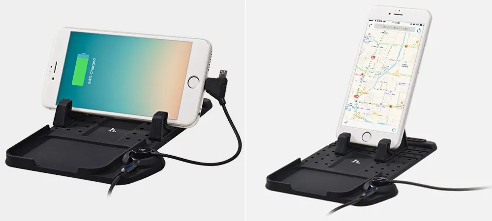 Suport Auto Hoco CA1 Silicone Car Holder, Negru