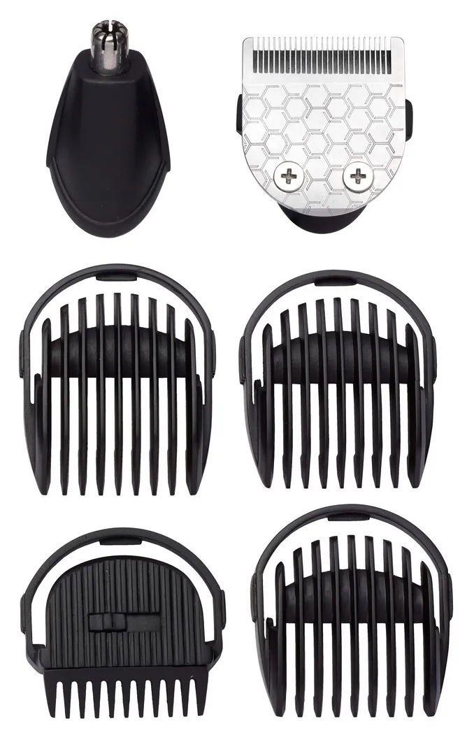 Trimmer pentru bărbați BaByliss 6-in-1 Multi Trimmer MT725E, Negru