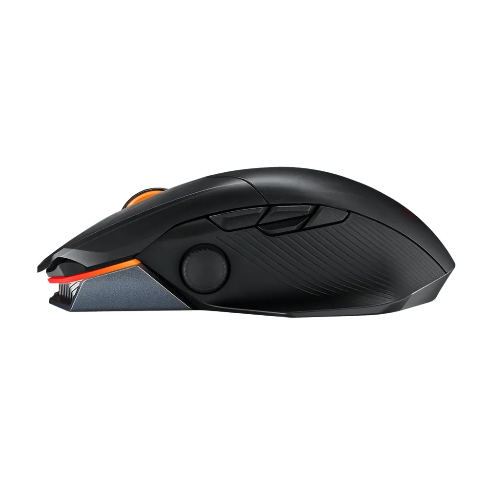 Wireless Gaming Mouse Asus ROG Chakram X, 100-36k dpi, 11 Buttons, 650IPS, 50G, 127g, RGB, 2.4gHz/BT