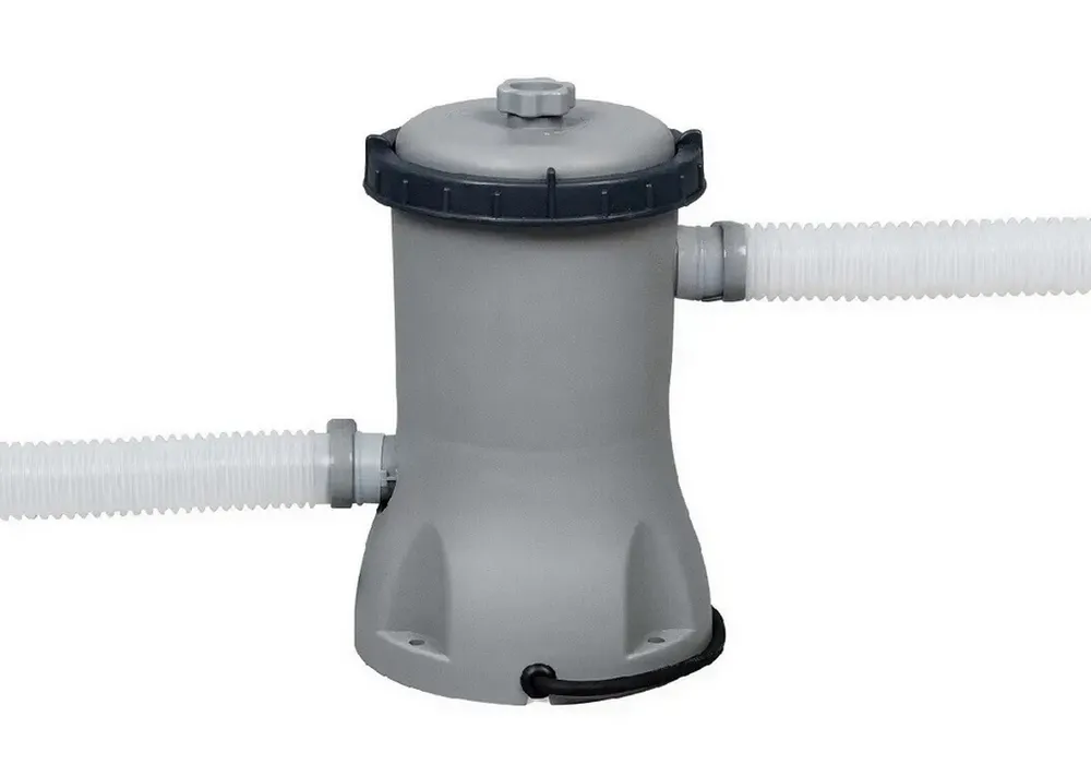 Piscină cu cadru metalic Bestway Power Steel, 19281L, Gri, 6942138982978