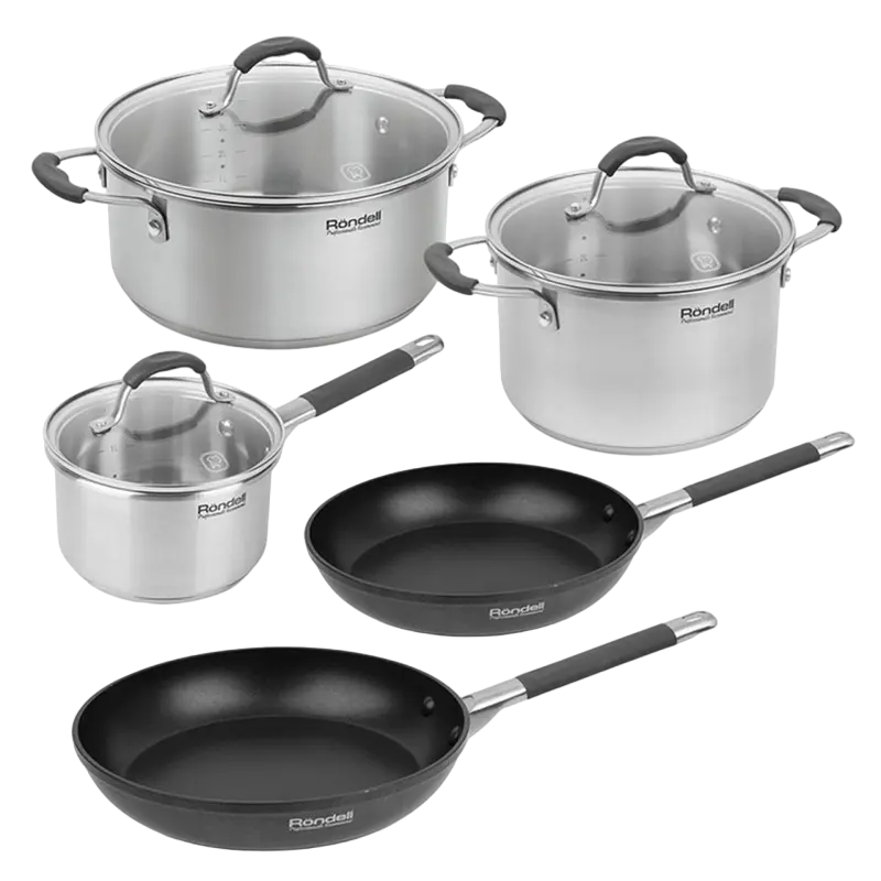 Набор посуды Rondell RDS-1413, 4,7л, Нержавеющая сталь