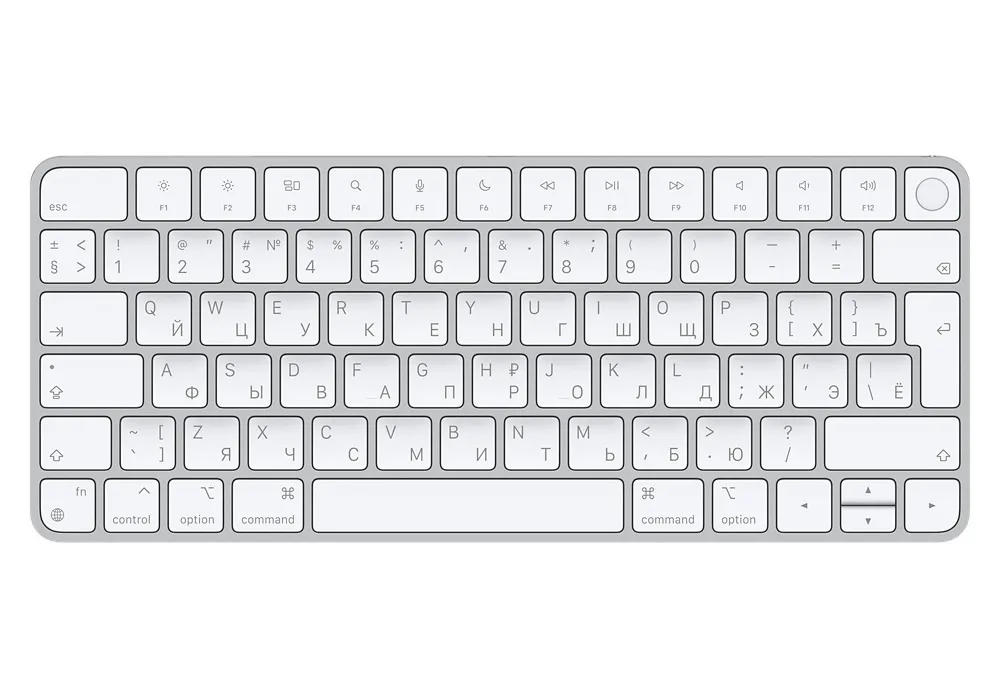 Magic Keyboard with Touch ID for Mac computers with Apple Silicon - Russian (MK293RSA)