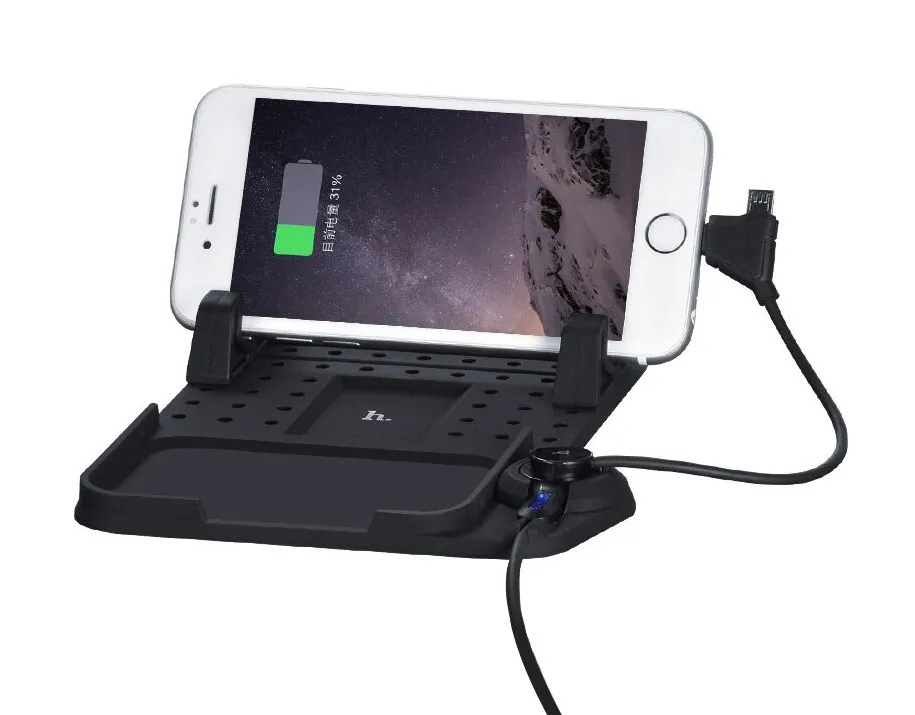 Suport Auto Hoco CA1 Silicone Car Holder, Negru