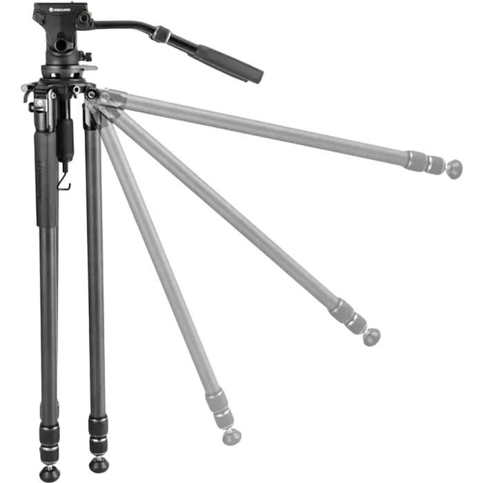 Tripied Video Vanguard ALTA PRO 3VRL 303AV20, Cap Video, Negru