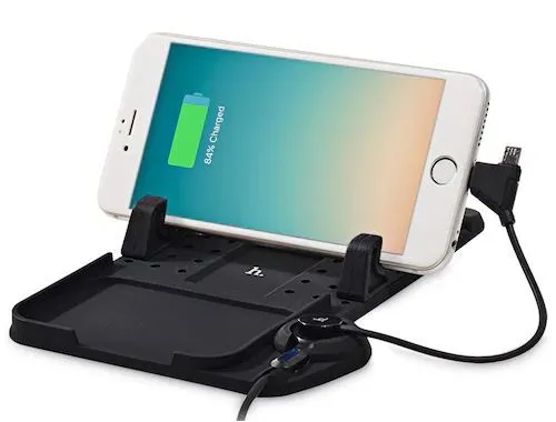 Suport Auto Hoco CA1 Silicone Car Holder, Negru