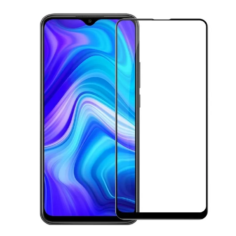 Защитное стекло Xcover Xiaomi Redmi 9 All Glue, Чёрный
