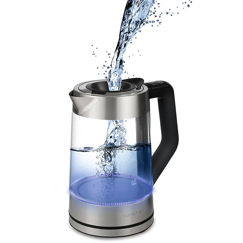 Fierbător electric Polaris PWK 1710CGLD, Oțel inoxidabil