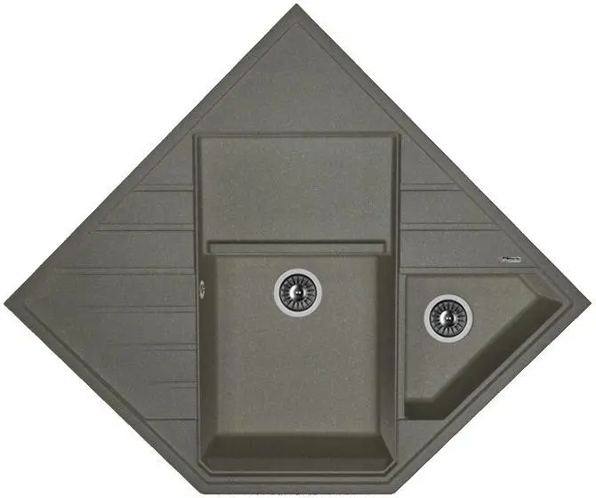 Кухонная мойка из кварца Florentina-BOMBAY Negru