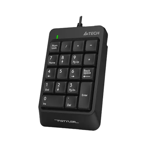 Клавиатура A4Tech FK13P, Проводное, Чёрный