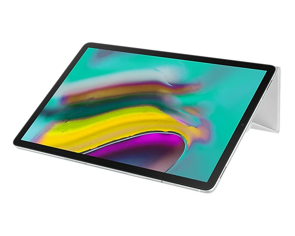 Husă pentru tabletă Samsung Tab S5e Book Cover, 10,5", Poliuretan, Alb