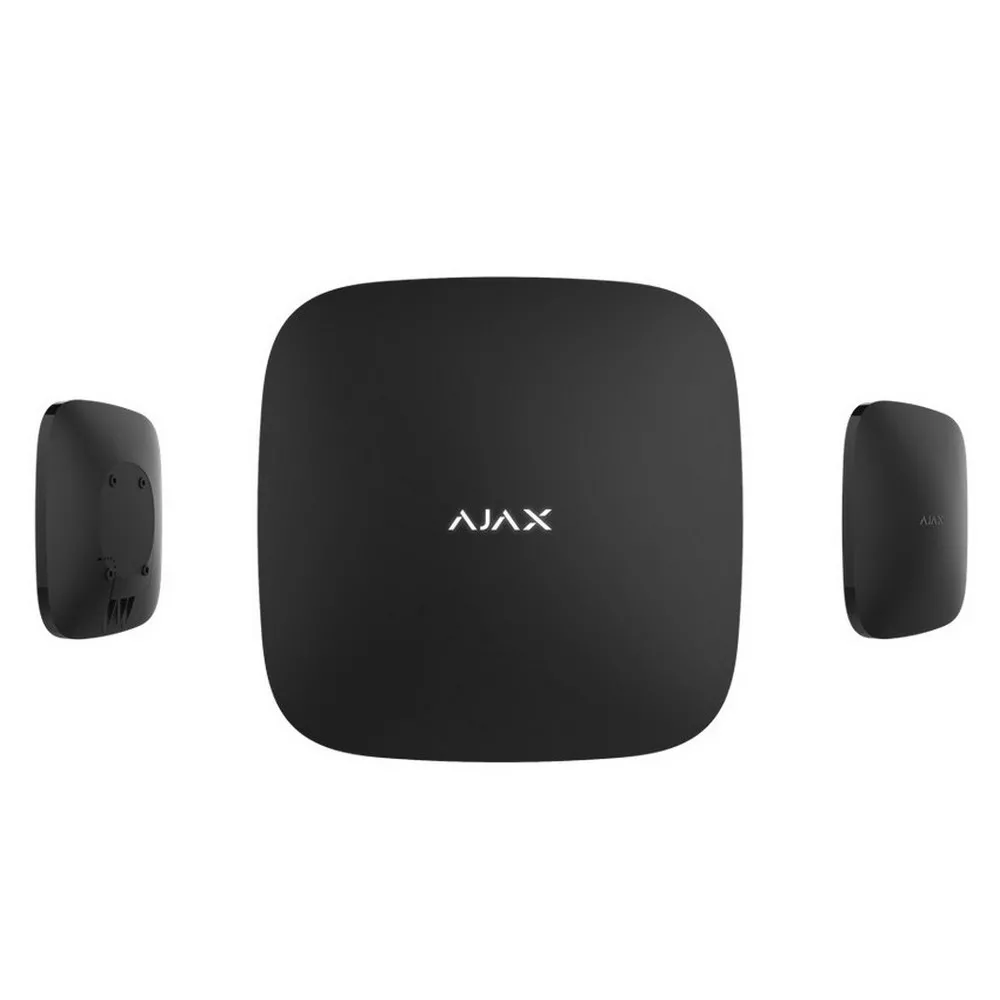 Panou inteligent de control al alarmei Ajax Hub 2 Plus, Negru