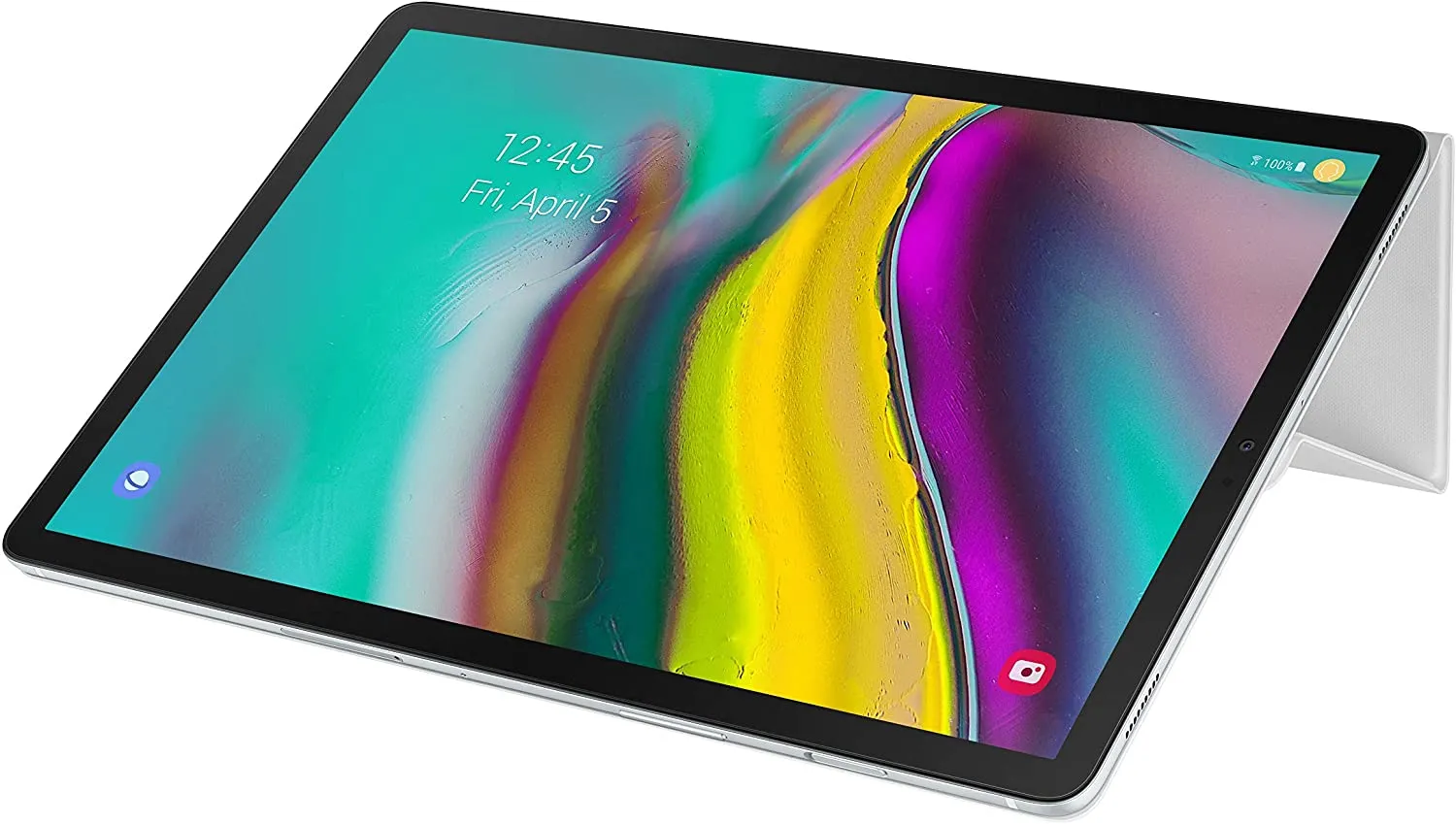 Husă pentru tabletă Samsung Tab S5e Book Cover, 10,5", Poliuretan, Alb