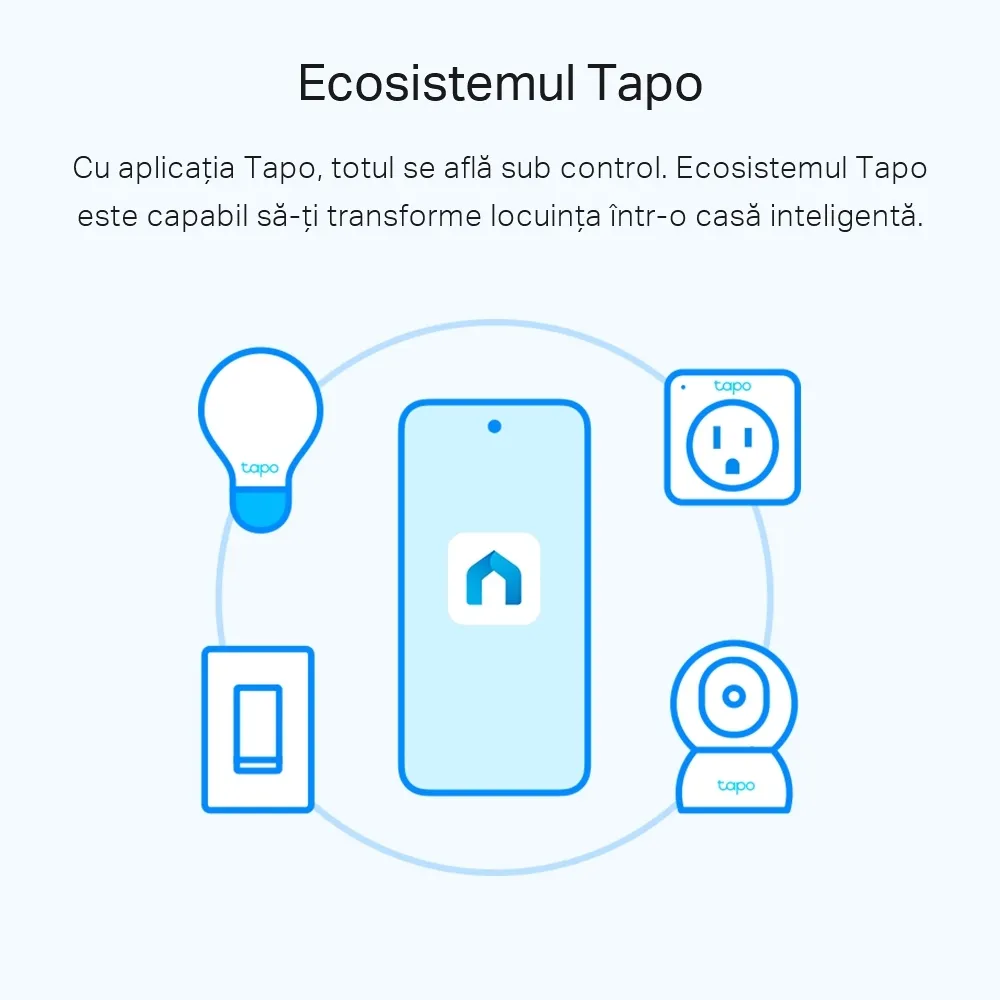 Умная лампочка TP-LINK Tapo L520E, E27, Белый