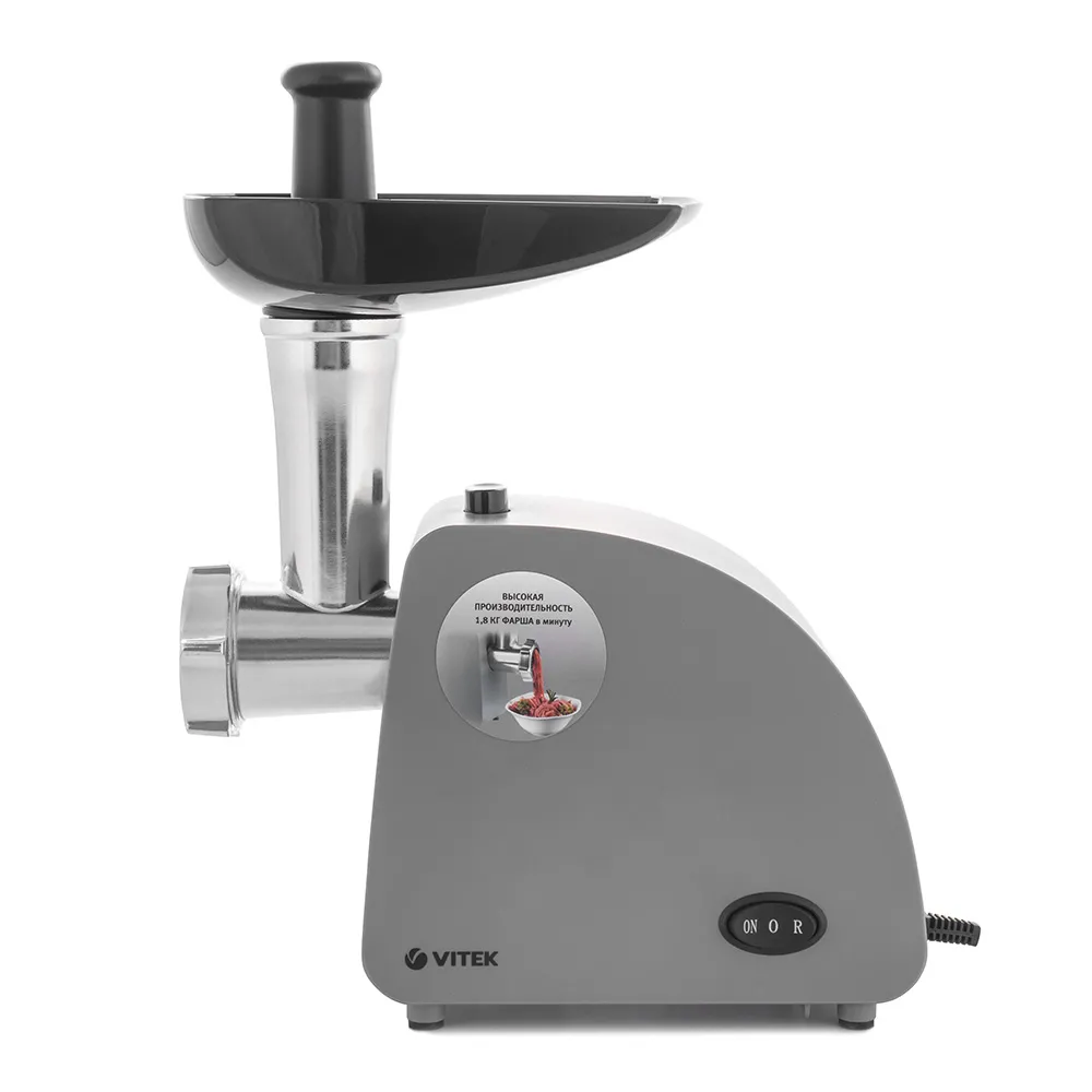 Mașină de tocat carne VITEK VT-3626, Argintiu