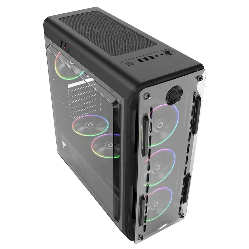 Carcasă PC Gamemax Optical, Midi-Tower, ATX, Negru