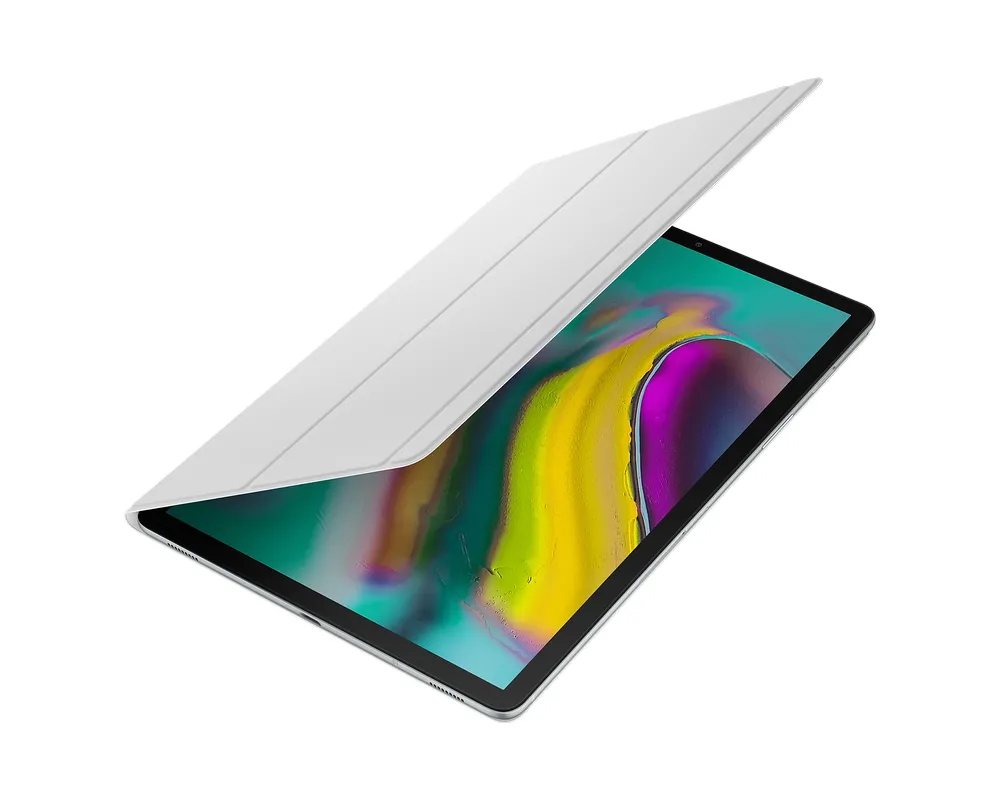 Husă pentru tabletă Samsung Tab S5e Book Cover, 10,5", Poliuretan, Alb