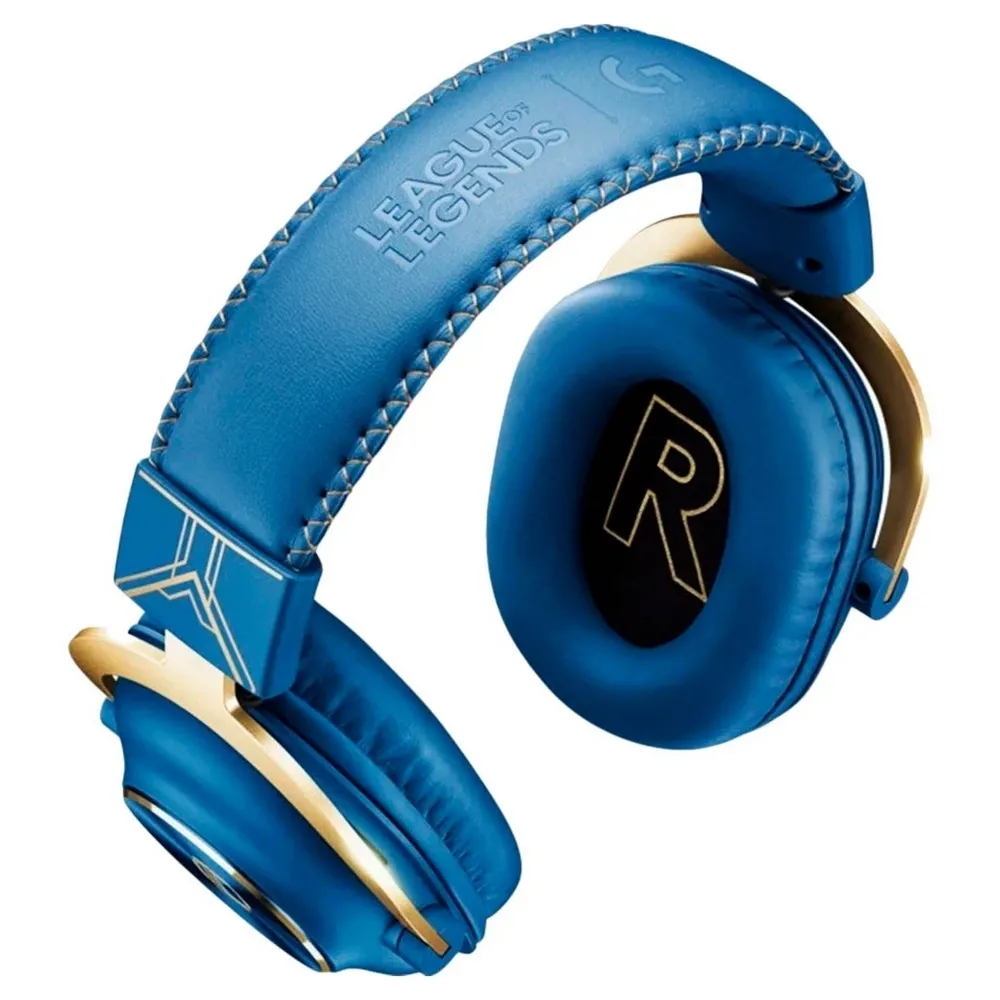 Căști gaming Logitech G Pro X, Cu fir, Albastru