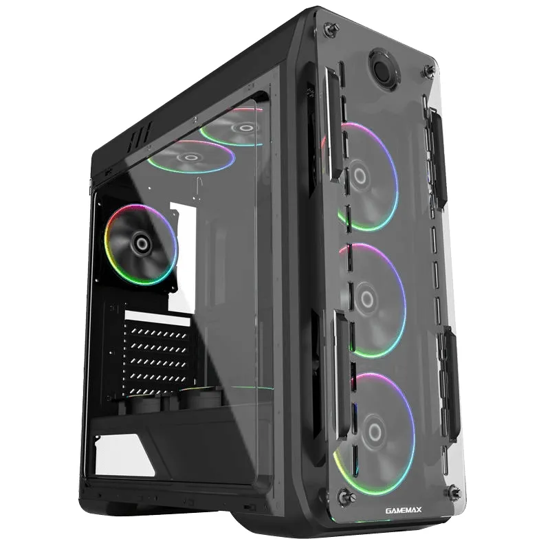 Carcasă PC Gamemax Optical, Midi-Tower, ATX, Negru