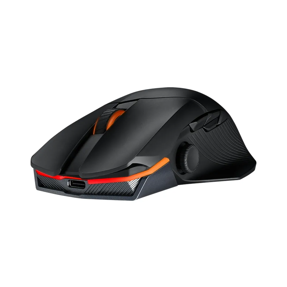 Wireless Gaming Mouse Asus ROG Chakram X, 100-36k dpi, 11 Buttons, 650IPS, 50G, 127g, RGB, 2.4gHz/BT