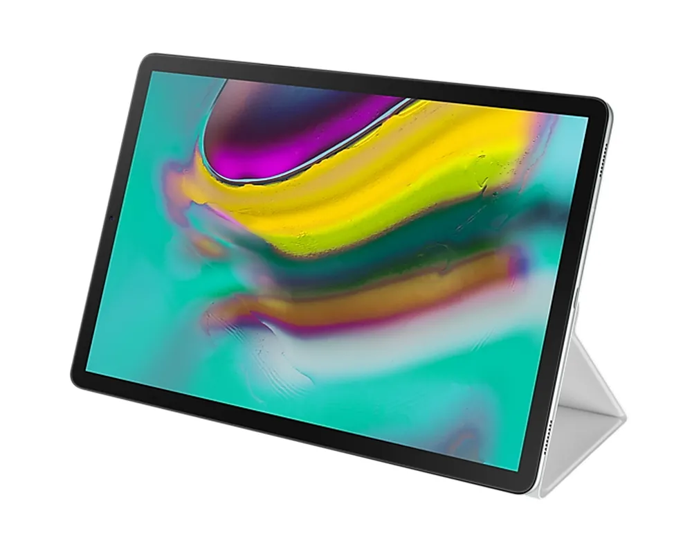 Husă pentru tabletă Samsung Tab S5e Book Cover, 10,5", Poliuretan, Alb