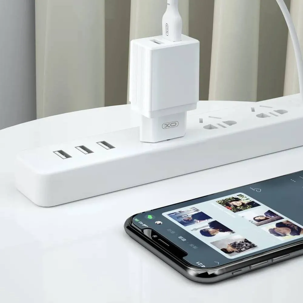 Încărcător XO L75, 12W, Alb