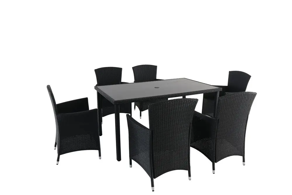 Masa de gradina Atlantic (Negru)