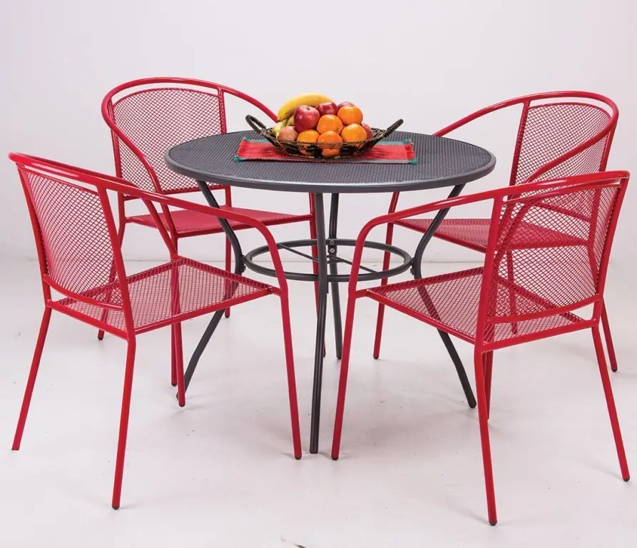 Masa de metal ARKO (Negru)