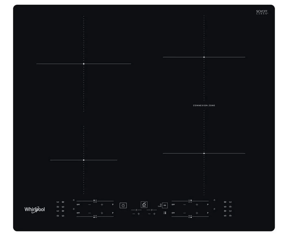 Plită cu inducție Whirlpool WB B8360 NE, Negru