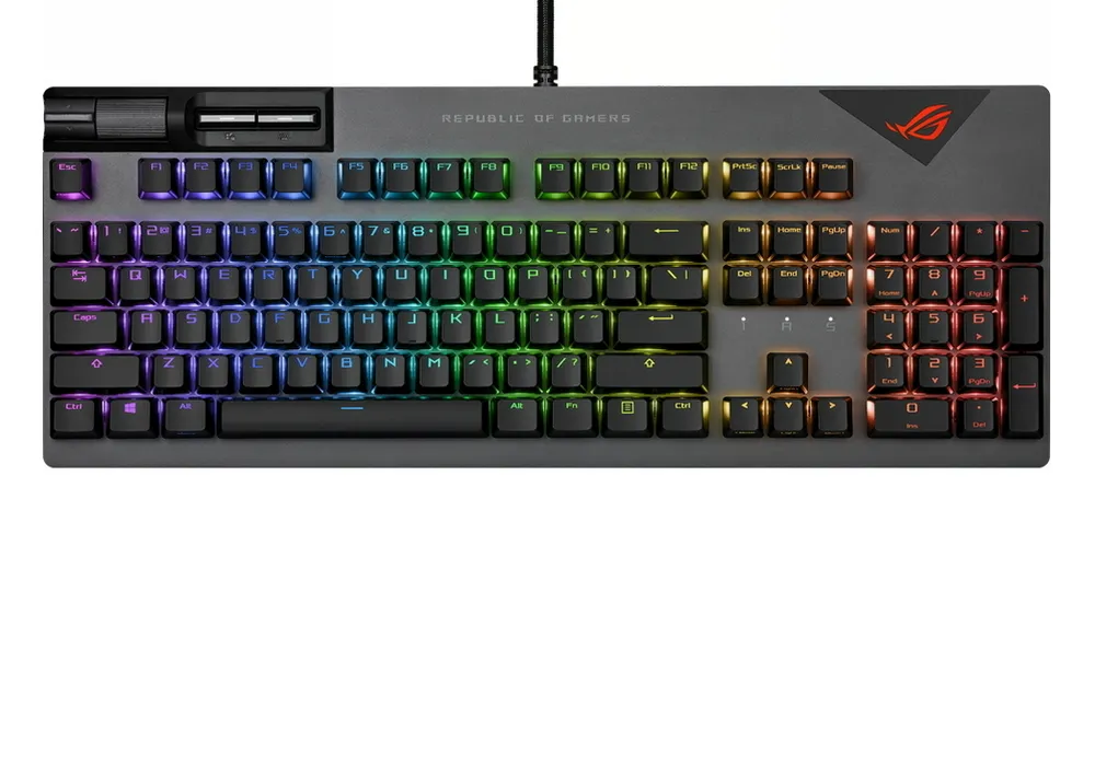 Клавиатура ASUS ROG Strix Flare II, Проводное, Чёрный