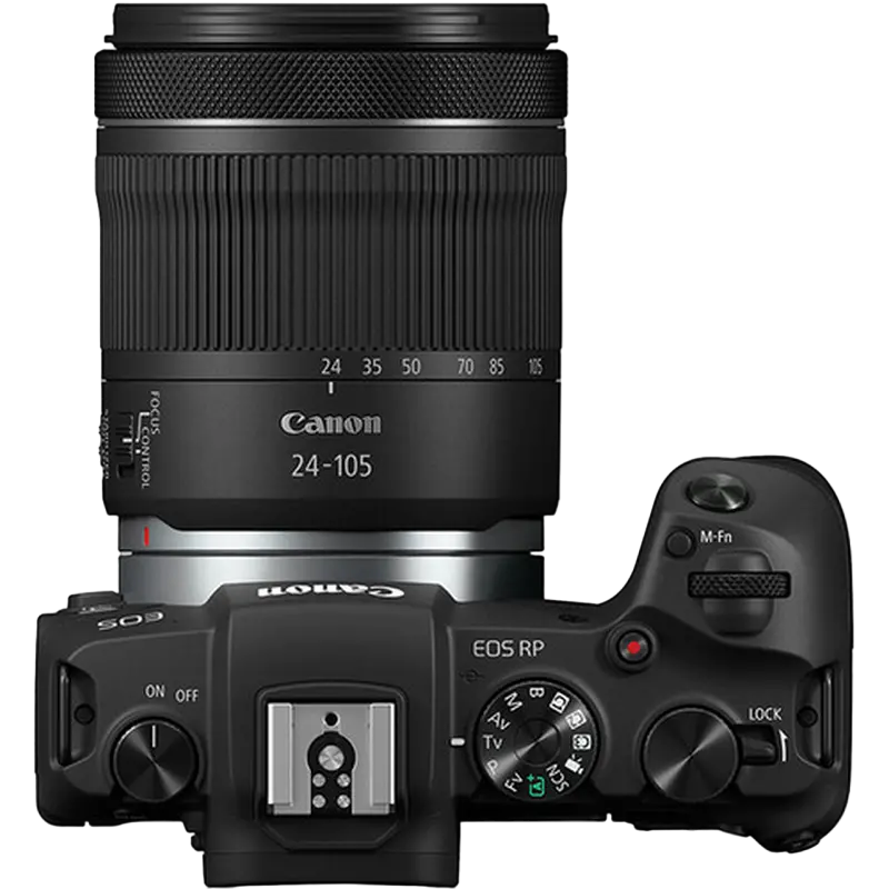 Aparat Foto Mirrorless Canon EOS RP + RF 24-105 IS, Negru