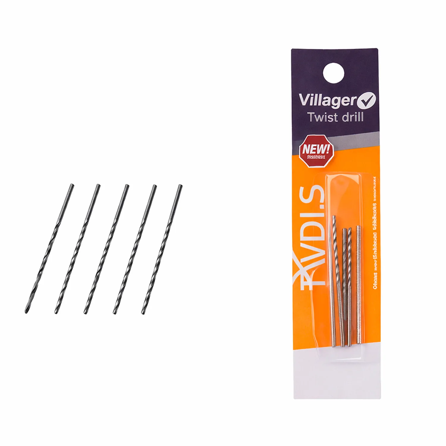 Burghiu pe metal Villager TWD 5.5