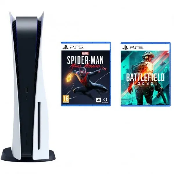 Consolă de jocuri SONY PlayStation 5, Alb, 