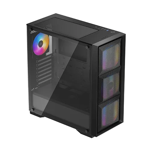 Carcasă PC Deepcool MATREXX 50 MESH 4FS, Midi-Tower, ATX PS2 , Negru