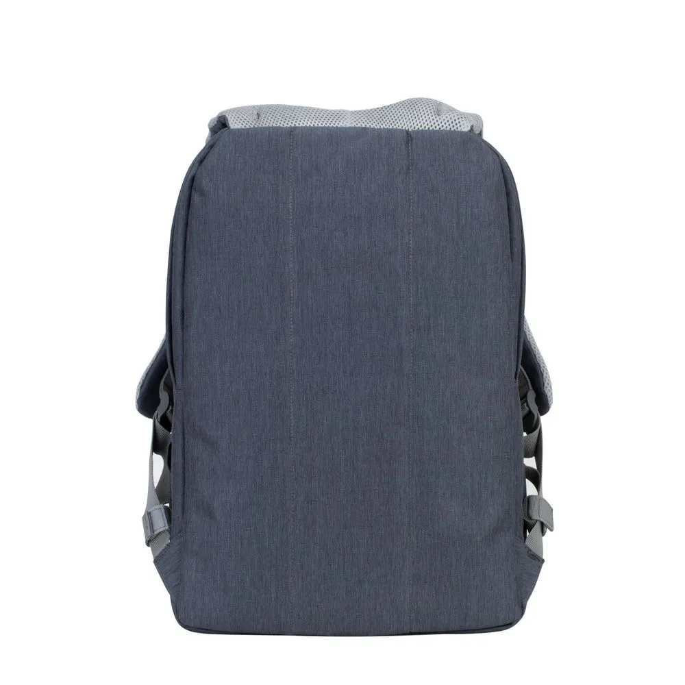 Rucsac pentru Laptop RivaCase Prater, 17.3", Poliester, Gri închis