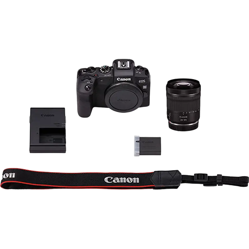 Aparat Foto Mirrorless Canon EOS RP + RF 24-105 IS, Negru