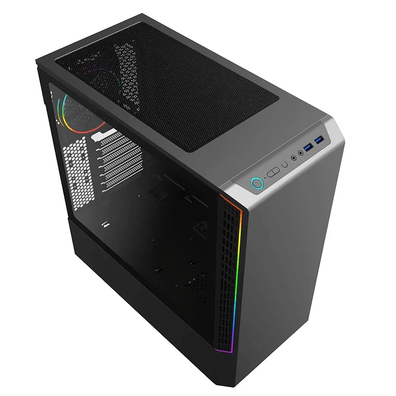 Carcasă PC Gamemax Panda T802, Midi-Tower, ATX, Negru