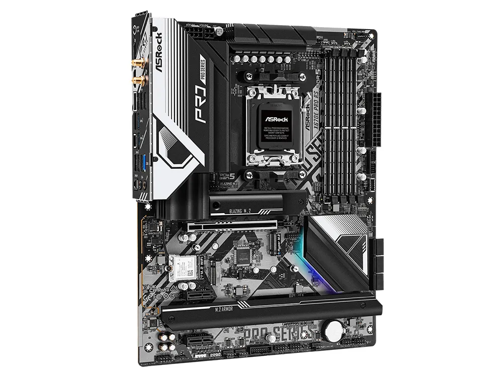 Материнская плата ASRock X670E PRO RS, AM5, AMD X670, ATX