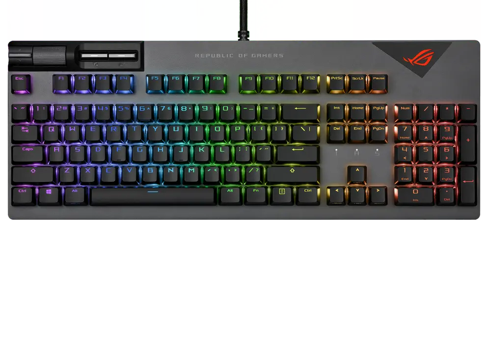 Клавиатура ASUS ROG Strix Flare II, Проводное, Чёрный