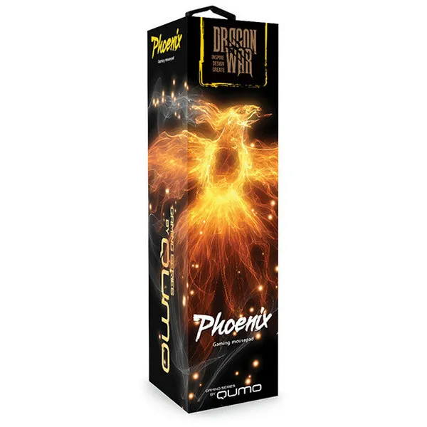 Mouse Pad pentru jocuri QUMO Phoenix, Small, Multicolor