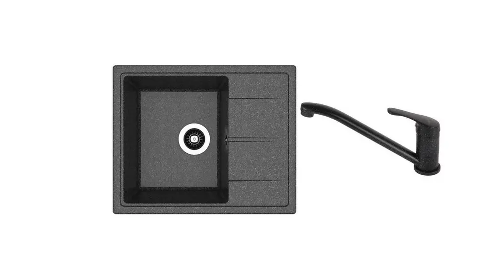 НАБОР мойки Dr Gans Nika 580 + SanDonna F 1066 чёрный