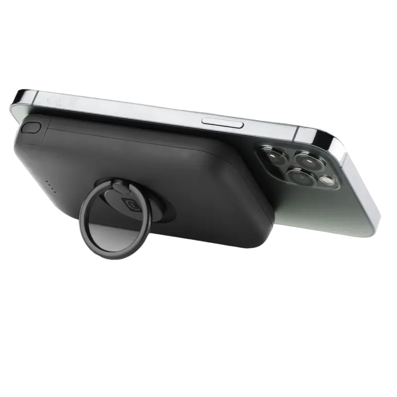 Портативное зарядное устройство Cellularline MAG 5000 Wireless, 5000мА·ч, Чёрный