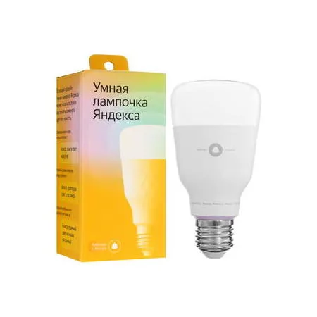 Умная лампочка Yandex YNDX-00010, E27, Многоцветная