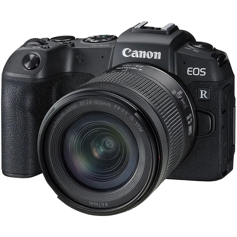 Aparat Foto Mirrorless Canon EOS RP + RF 24-105 IS, Negru