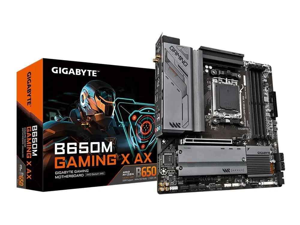 Материнская плата Gigabyte B650M GAMING X AX, AM5, AMD B650, Micro-ATX
